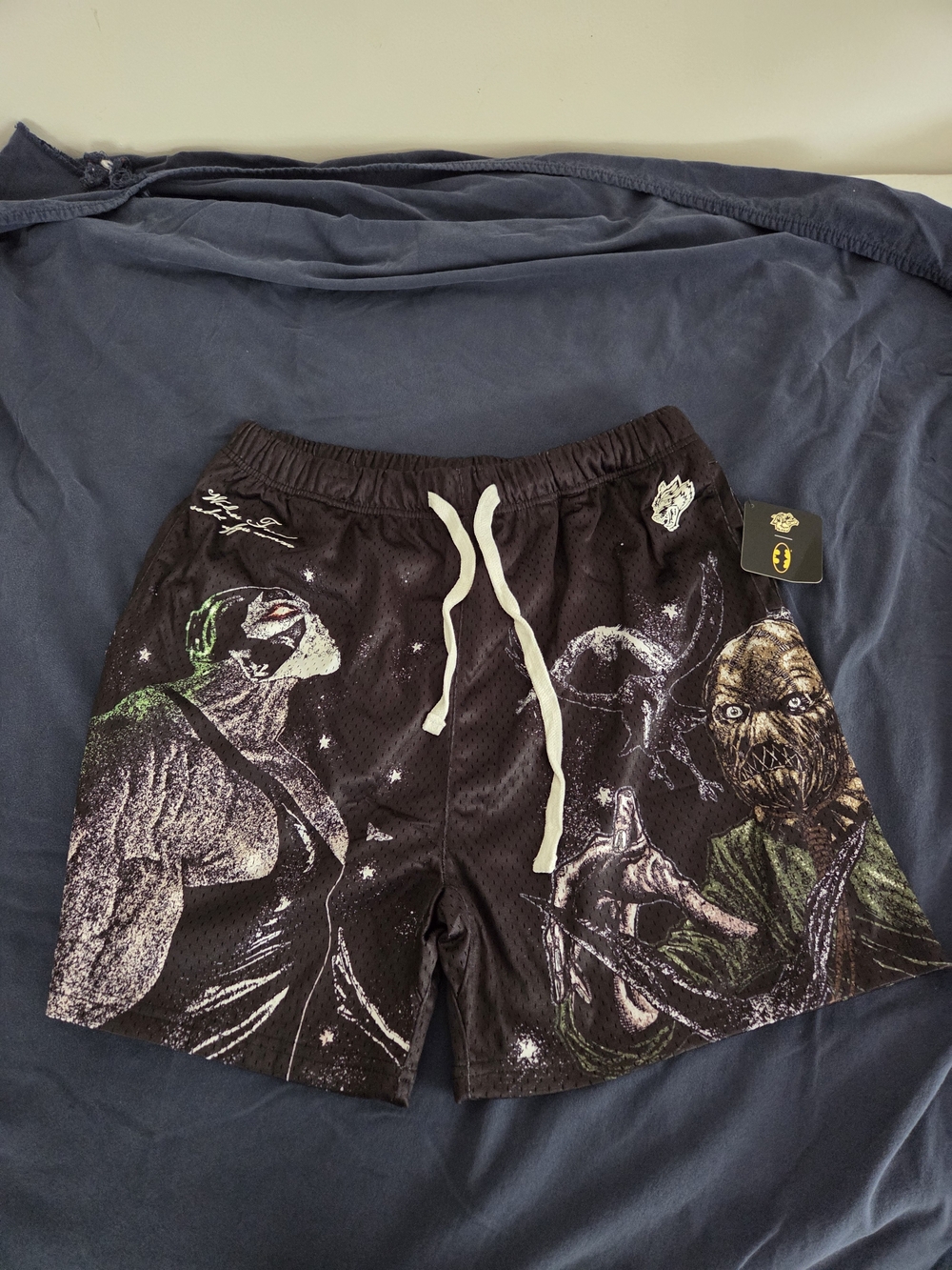 Darc Sport X Batman Bane And The Crow Mesh Shorts